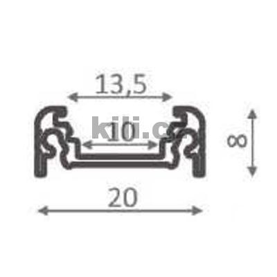 Li�ta pro LED WIRELI11 SURFACE10 hlin�k, nalo�en�, max 4m, 3209013120