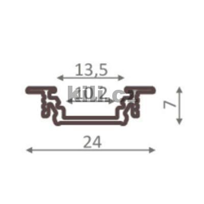 Li�ta pro LED WIRELI12 GROOVE10 b�l� lak, vlo�en�, max 2m, 3209119120