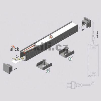 Li�ta pro LED WIRELI SMART10 �ern� anoda, nalo�en�, max 2m, 3209190120