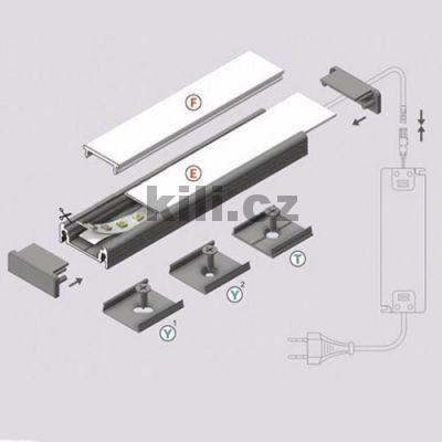 Li�ta pro LED WIRELI SURFACE14 hlin�k, nalo�en� max 2m, 3209271120