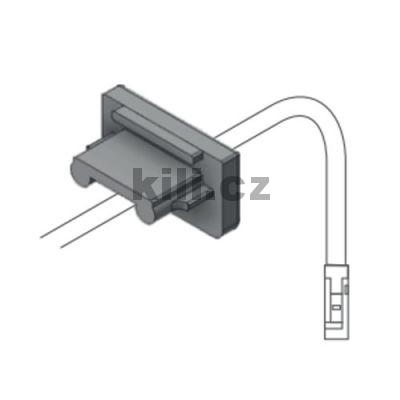Koncovka WIRELI SLIM8 �ed� s otvorem na kabel, p�r 3209102602