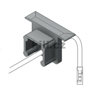 Koncovka SMART-IN10 �ern� s otvorem na kabel, p�r 3209160602