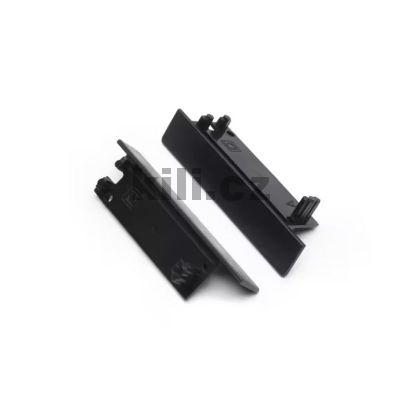 Koncovka WIRELI FLAT8 �ern� s otvorem na kabel, p�r 3209092602