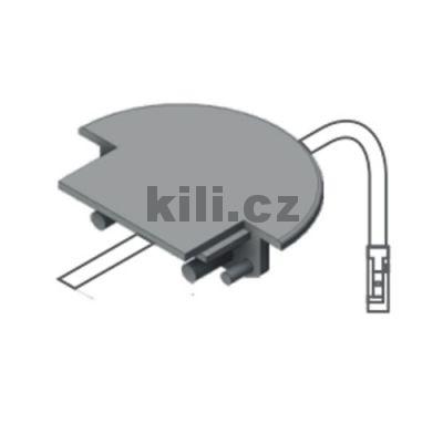 Koncovka WIRELI GROOVE14 st��brn� p�lkulat�, p�r 3209094602