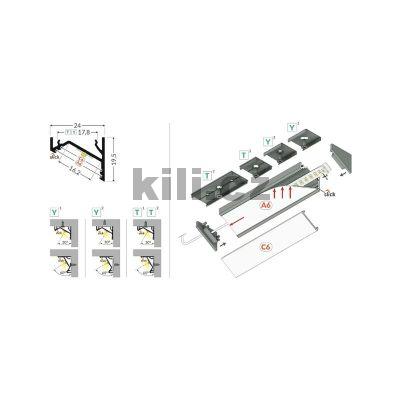 Profil WIRELI CORNER16.v2 AC-6/TY �ern� elox, 2m, 3209682120