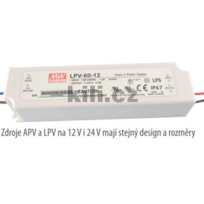 V�ce informac� o v�robku Nap�jen� LED stavebn� Mean Well 12V 16W 1,25A IP42, APV-16-12, 3205048120