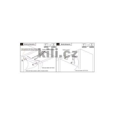 Sp�na� IR dve�n� na m�vnut� typ N - 2 senzory, 8mm otvor, �ern�, 3201082601