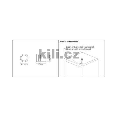 Dotykov� sp�na� se stm�va�em kovov� 60W (k zafr�zov�n�), 3204403606