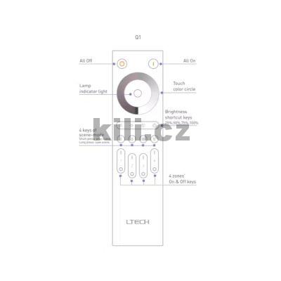 Dotykov� �ty�z�nov� inteligentn� d�lkov� ovlada� Q1 3204000410