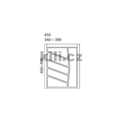 P��born�k 450 / 456 mm 390 mm antracit