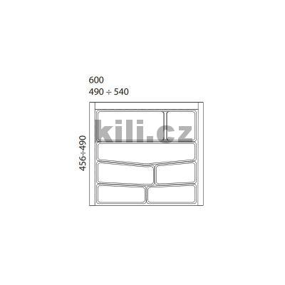 P��born�k 600 / 456 mm 540 mm �ed�