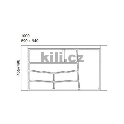P��born�k 1000 / 456 mm 940 mm antracit