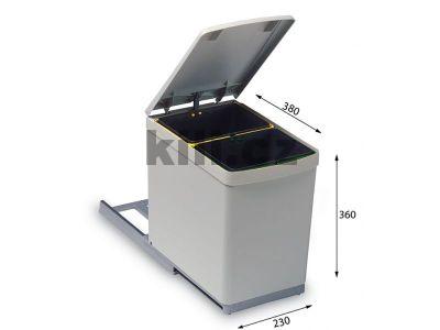 Odpadkov� ko� ALBIO 10   2x7,5l
