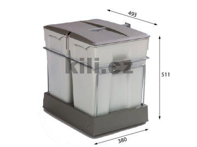 Odpadkov� ko� ALBIO 40   2x30l