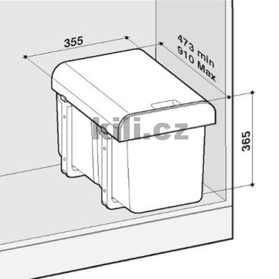 Odpadkov� ko� Ekko 40 1x34l