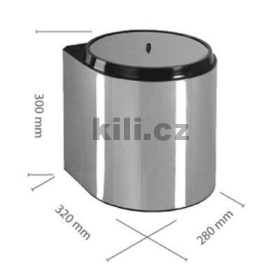 Odpadkov� ko� Paprika Inox40 1x11l