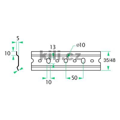 Z�v�sn� plech �. 48 mm, 2000 mm
