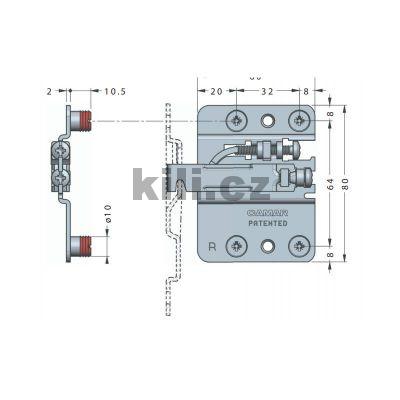 CAMAR 807 rektifika�n� kov�n� pro spodn� sk���ky - prav�