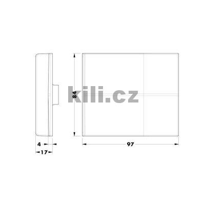 CAMAR 807 RV krytka rektifika�n�ho z�v�su, b�l�