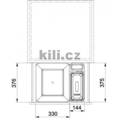 Odpadkov� ko� Sorter 350-60 Composta
