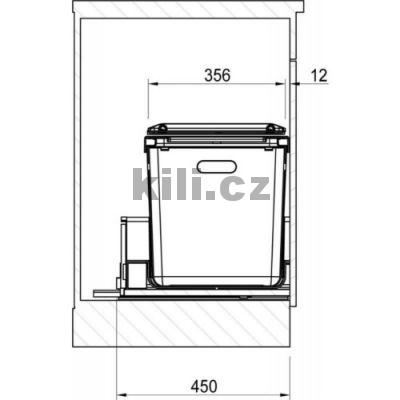 Odpadkov� ko� Sorter 350-60 Varia