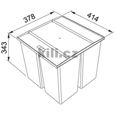 Odpadkov� ko� EASYSORT  450-1-2