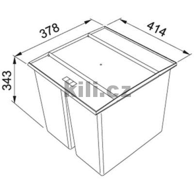 Odpadkov� ko� EASYSORT  450-2-0