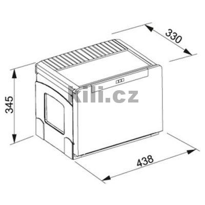 Odpadkov� ko� Cube 50 - 1x14l, 2x8l