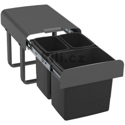 V�ce informac� o v�robku Odpadkov� ko� EKKO 40 - 2x7l, 1x15l, vestavn�