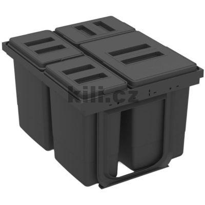 V�ce informac� o v�robku Odpadkov� ko� JAZZ 450 - 1x15l, 3x7l, do z�suvky