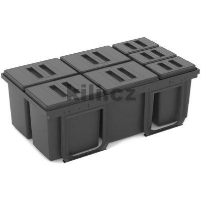 V�ce informac� o v�robku Odpadkov� ko� JAZZ 900 - 4x15l, 3x7l, do z�suvky