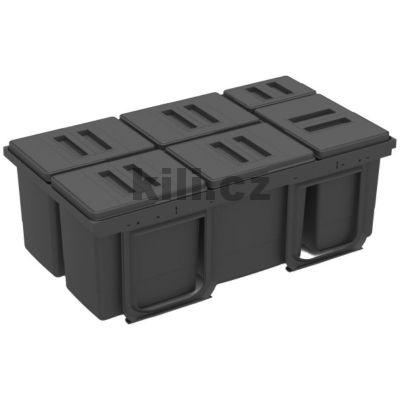 V�ce informac� o v�robku Odpadkov� ko� JAZZ 900 - 5x15l, 1x7l, do z�suvky