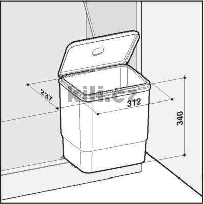 Odpadkov� ko� SESAMO 45 - 1x16l