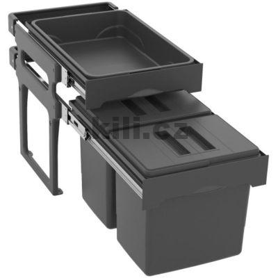 Odpadkov� ko� TANK 40 - 2x15l, vestavn�