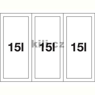 Odpadkov� ko� Flexon II 60/3 3x15l