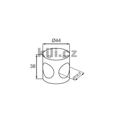 Kov�n� TOILET WC boxy spojka dvoucestn� nerez