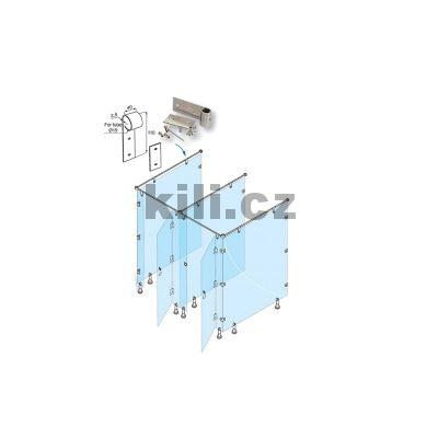 Kov�n� TOILET WC boxy dr��k ty�e - ty�/panel nerez