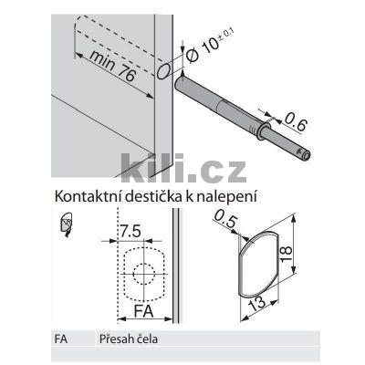 Vyhazova� TIP-ON dlouh� b�l�