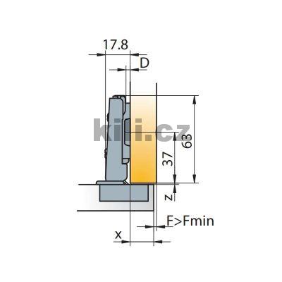 TI-Z�v�s S-type nalo�en� 110� na vrut rozte� 45 mm