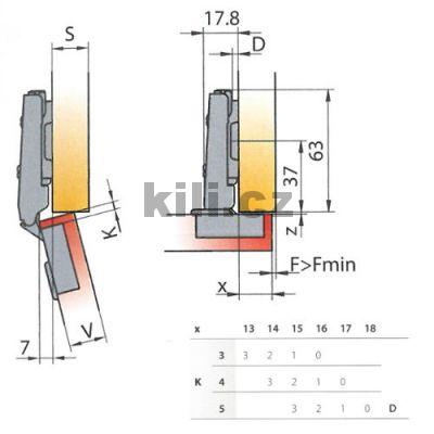 TI-Z�v�s S-type nalo�en� 110� s euro�rouby rozte� 45 mm