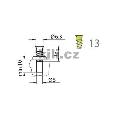 TI-Mont�n� podlo�ka S-type 3 mm 3D s euro�rouby  - V�prodej jen do vyprod�n� z�sob!