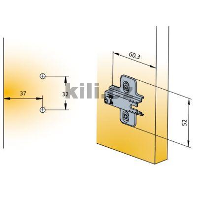 TI-Mont�n� podlo�ka B-type 0 mm na vrut - V�prodej jen do vyprod�n� z�sob!