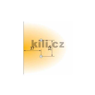 TI-Mont�n� podlo�ka T-type 0 mm 3D s euro�rouby nikl