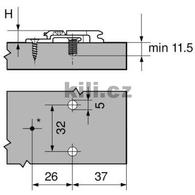 Mont�n� podlo�ka k��ov� clip 6 mm euro�rouby