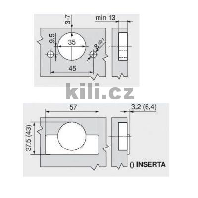 Z�v�s CLIP top polonalo�en� 110� bez pru�iny inserta