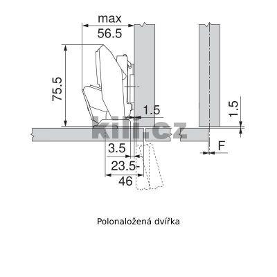 Z�v�s CLIP top tenk� dve�e 110� bez pru�iny EXPANDO T
