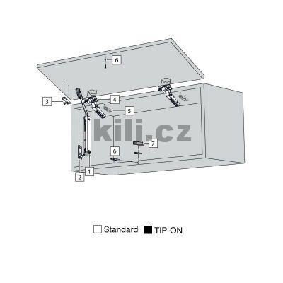 Z�v�s CLIP top nalo�en� nikl 110� s tlumen�m na vrut