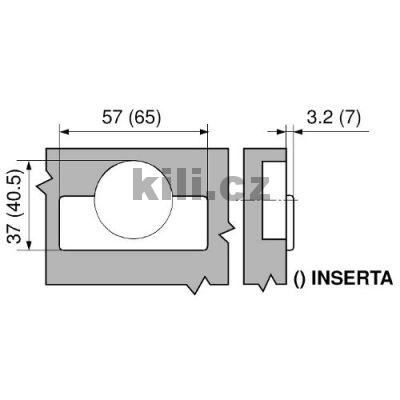 Z�v�s CLIP top vlo�en� siln� dve�e 95� s tlumen�m inserta