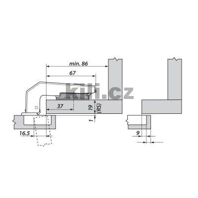 Z�v�s CLIP top nalo�en� slep� �hel 95� s tlumen�m na vrut