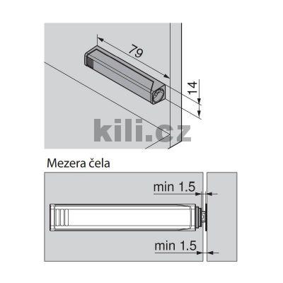 Adapt�r pro vyhazova� TIP-ON p��m� dlouh� karbon �ern�